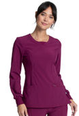 Cherokee Women Long Sleeve V-Neck Top CK781A