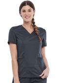 Cherokee Workwear Women V-Neck Top WW612P