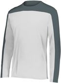 Holloway Momentum Team Long Sleeve Tee 223502 WHITE/IRON Primary