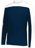 Holloway Momentum Team Long Sleeve Tee 223502 NAVY/WHITE Primary