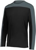 Holloway Momentum Team Long Sleeve Tee 223502 BLACK/IRON Primary