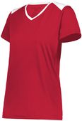 Holloway Ladies Momentum Team Tee 223701 SCARLET/WHITE Primary