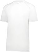Augusta Youth Super Soft-Spun Poly Tee 6843 WHITE Primary