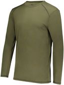 Augusta Youth Super Soft-Spun Poly Long Sleeve Tee 6846 OLIVE Primary