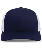 Pacific Headwear Low-Pro Trucker Cap P114 TRUE NAVY/WHITE/TRUE NAVY Primary