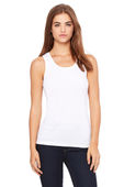 Bella+Canvas Women's Baby Rib Tank 1080 WHITE Primary