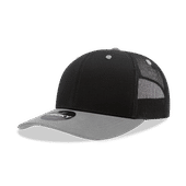 Decky Mid Prof 6Panel Cotton Trucker 6021 BLK/GRY Primary