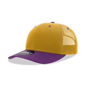 Decky Mid Prof 6Panel Cotton Trucker 6021 GLD/PUR Primary