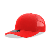 Decky Mid Prof 6Panel Cotton Trucker 6021 RED Primary