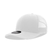 Decky Mid Prof 6Panel Cotton Trucker 6021 WHITE Primary