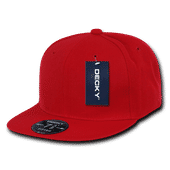 Decky Retro Fitted Caps RP1 RED Primary