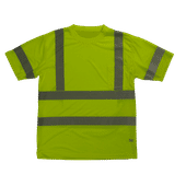 Tough Duck S/S Safety T-Shirt W/ Segmented Stripes ST122