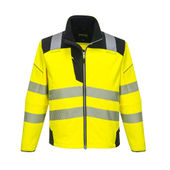 Portwest Pw3 Hi-Vis Softshell Jacket T402 YELLOW/BLACK Primary