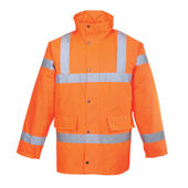Portwest Hi-Vis Traffic Jacket URT30 ORANGE Primary