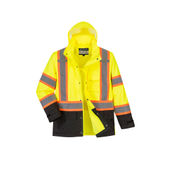 Portwest Hi-Vis Contrast Tape Jacket US361 YELLOW/BLACK Primary