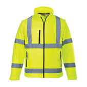 Portwest Hi-Vis Softshell Jacket US428 YELLOW Primary