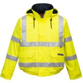 Portwest Bizflame Hi-Vis Bomber Jacket US773 YELLOW Primary