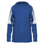 Badger Lineup Youth Hood Tee 221100 ROYAL BLUE/ROYAL BLUE LINEUP Primary