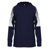 Badger Lineup Youth Hood Tee 221100 NAVY/NAVY LINEUP Primary