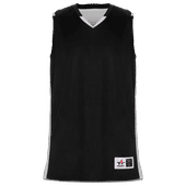 Alleson Cross Over Reversible Youth Basketball Jersey A00388 BLACK/WHITE Primary