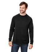 Core 365 Unisex Fusion Chromasoft Fleece Crew Pullover CE800 BLACK Primary
