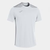 Joma Mens/Boys Championship VI Short Sleeve Tshirt 101822 WHITE-GREY Primary