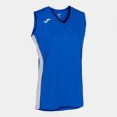 Joma Womens/Girls Cancha III Tshirt Sleeveless 901129 ROYAL-WHITE Primary