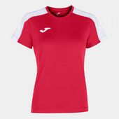 Joma Womens/Girls Academy Short Sleeve Tshirt 901141 RED-WHITE Primary