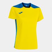 Joma Womens Championship VI Short Sleeve Tshirt 901265 YELLOW-ROYAL Primary