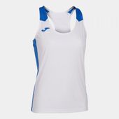 Joma Womens Record II Tank Top 901396 WHITE-ROYAL Primary