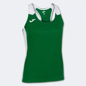 Joma Womens Record II Tank Top 901396 GREEN-WHITE Primary
