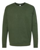 Tultex Unisex Fleece Crewneck Sweatshirt 340 MILITARY GREEN Primary