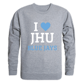W Republic I Love Crewneck Johns Hopkins Blue Jays 552-319
