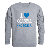 W Republic I Love Crewneck Coastal Georgia Mariners 552-484
