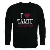 W Republic I Love Crewneck Texas A&M International Dustdevils 552-491