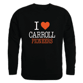 W Republic I Love Crewneck Carroll University Pioneers 552-508