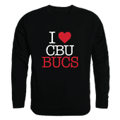 W Republic I Love Crewneck Christian Brothers University Buccaneers 552-510