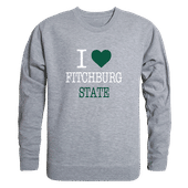 W Republic I Love Crewneck Fitchburg State Falcons 552-519
