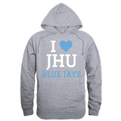 W Republic I Love Hoodie Johns Hopkins Blue Jays 553-319