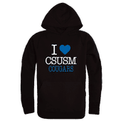 W Republic I Love Hoodie Cal State San Marcos Cougars 553-506