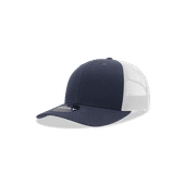 Decky Youth 6 Panel Mid Profile Structured Cotton Trucker 5019 NAVY/WHITE Primary