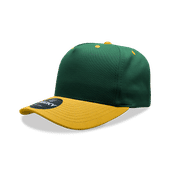 Decky 5 Panel Mid Profile Structured Cotton/Poly Blend Cap 6024