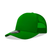 Decky 5 Panel Mid Profile Structured Cotton/Poly Blend Trucker 6030