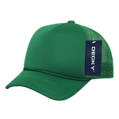 Decky Youth 5 Panel Mid Profile Structured Foam Trucker 7010