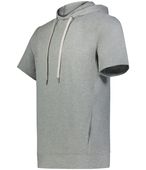 Holloway Ventura Soft Knit Short Sleeve Hoodie 222505 GREY HEATHER Primary
