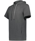 Holloway Ventura Soft Knit Short Sleeve Hoodie 222505 CARBON HEATHER Primary