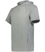 Holloway Youth Ventura Soft Knit Short Sleeve Hoodie 222605 GREY HEATHER Primary