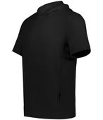 Holloway Youth Ventura Soft Knit Short Sleeve Hoodie 222605 BLACK Primary