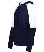 Holloway Ladies Momentum Team Fleece Hoodie 222740 NAVY/WHITE Primary