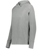 Holloway Ladies Ventura Soft Knit Hoodie 222798 GREY HEATHER Primary